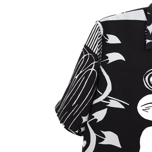 Polar Skate Co Spiral Shirt Black/White POL-SPIRALS Degli Uberti